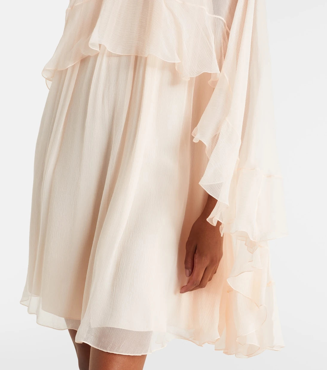 Chloé - Ruffled silk minidress