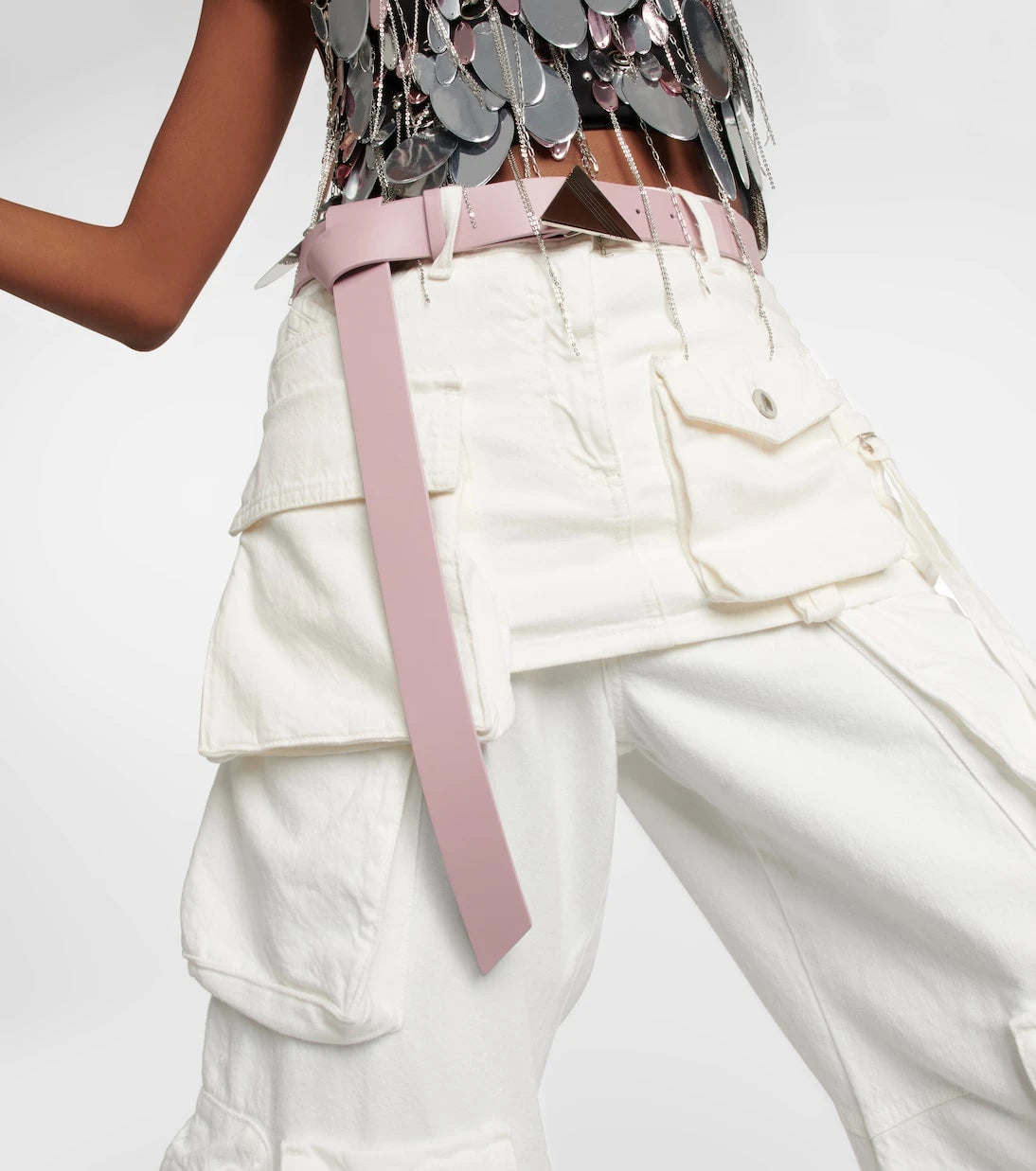 The Attico - Leather belt
