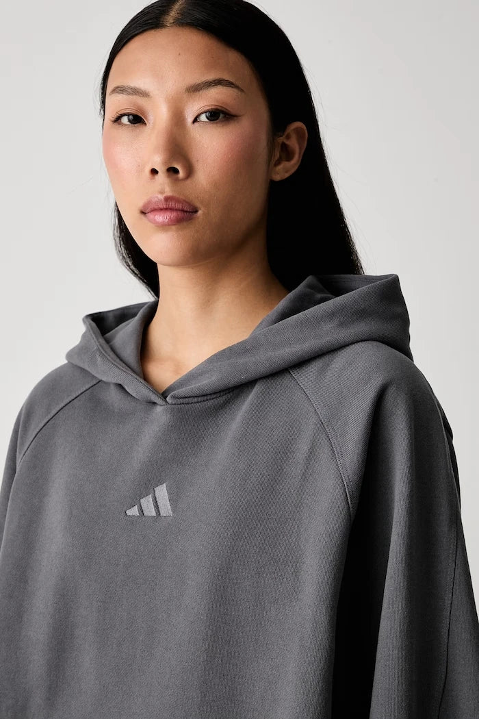 pamuklu kadın kapüşonlu adidas sweatshirt