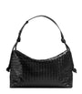 Bottega Veneta Black Large Leather Loop Weekender Bag