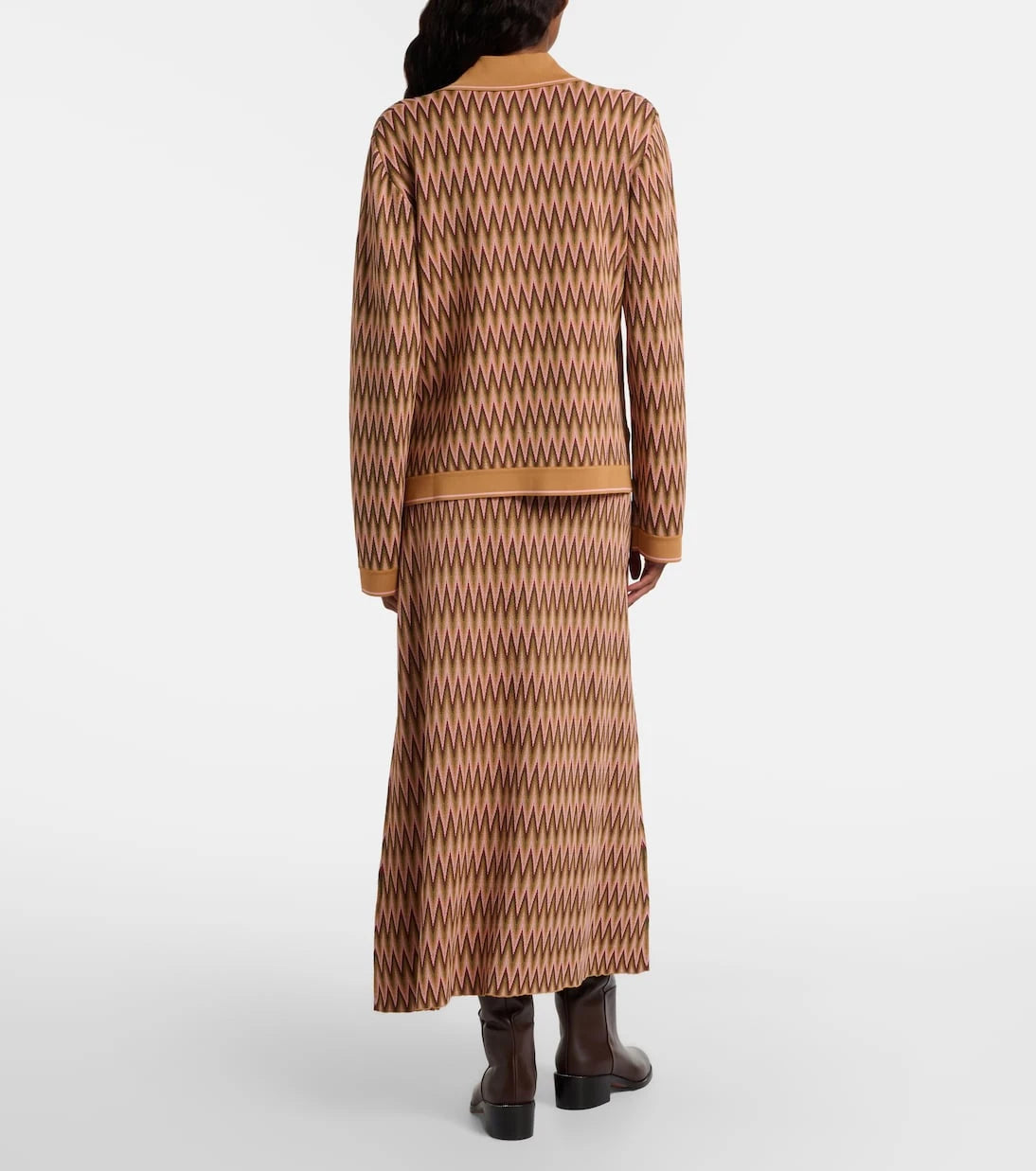 Rixo - Brandy jacquard midi skirt