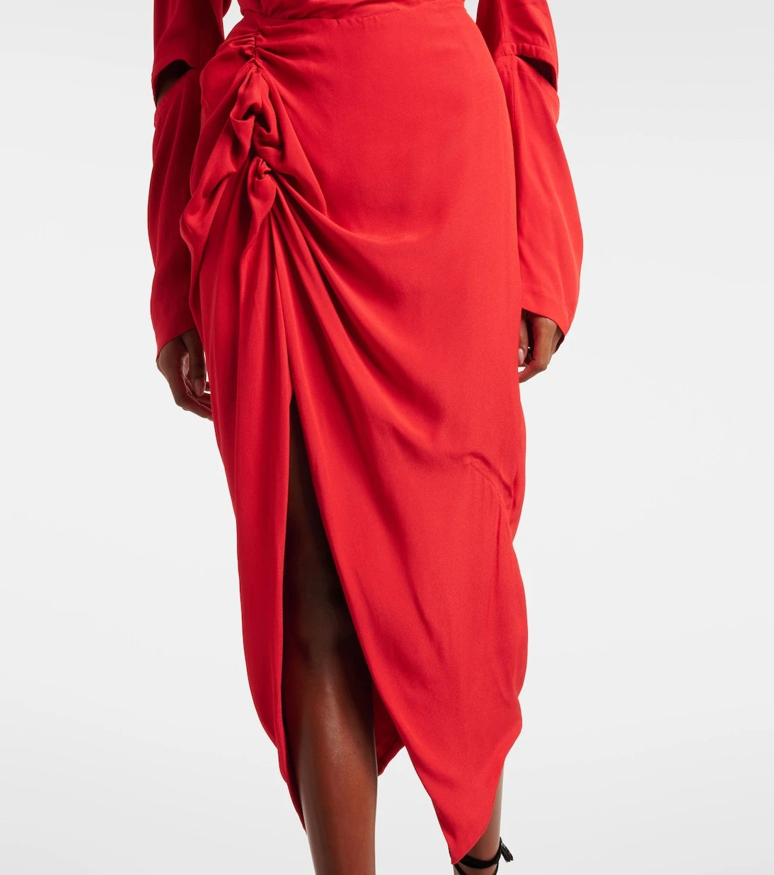 Vivienne Westwood - Panther draped midi dress