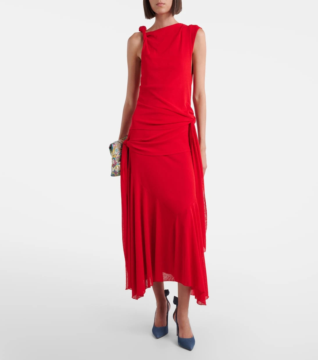 Aquazzura - Bow Tie suede pumps