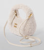 Mini Shearling Wander Top-Handle Bag