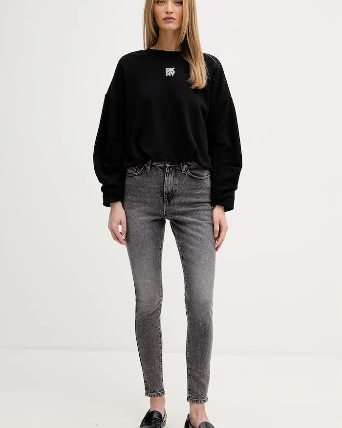 DKNY kadın pamuklu sweatshirt