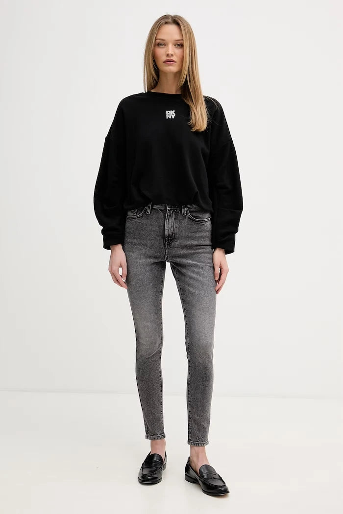 DKNY kadın pamuklu sweatshirt
