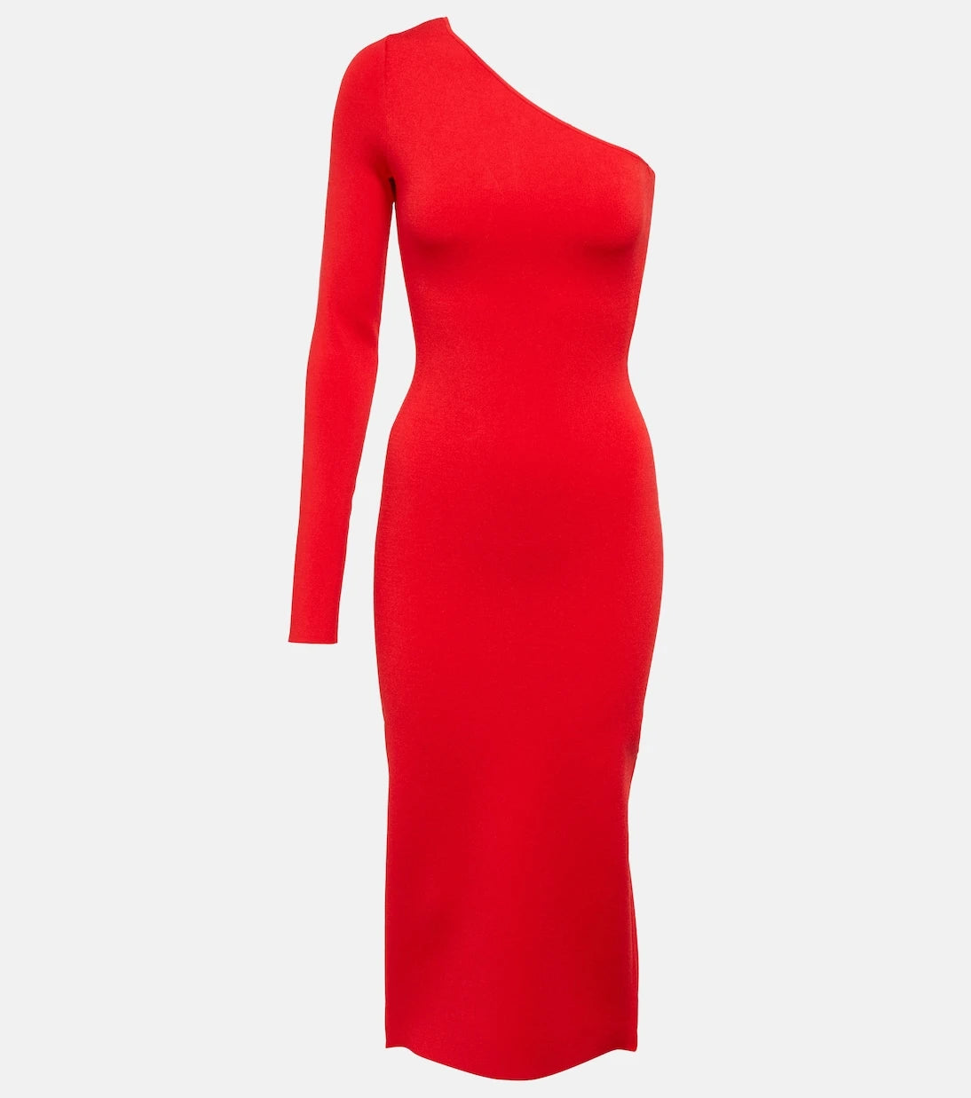 Victoria Beckham - VB one-shoulder knit midi dress