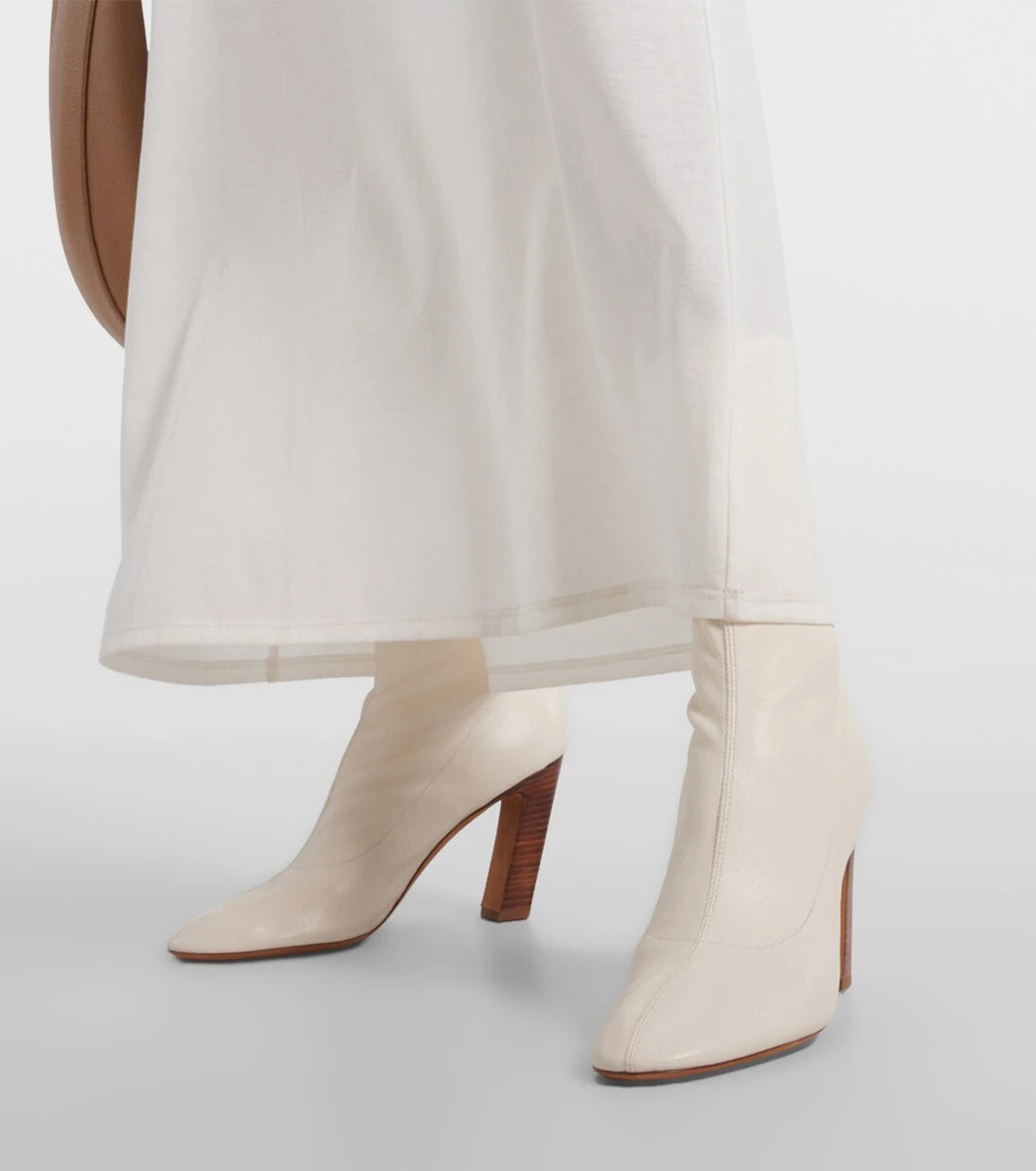 Khaite - Apollo leather ankle boots