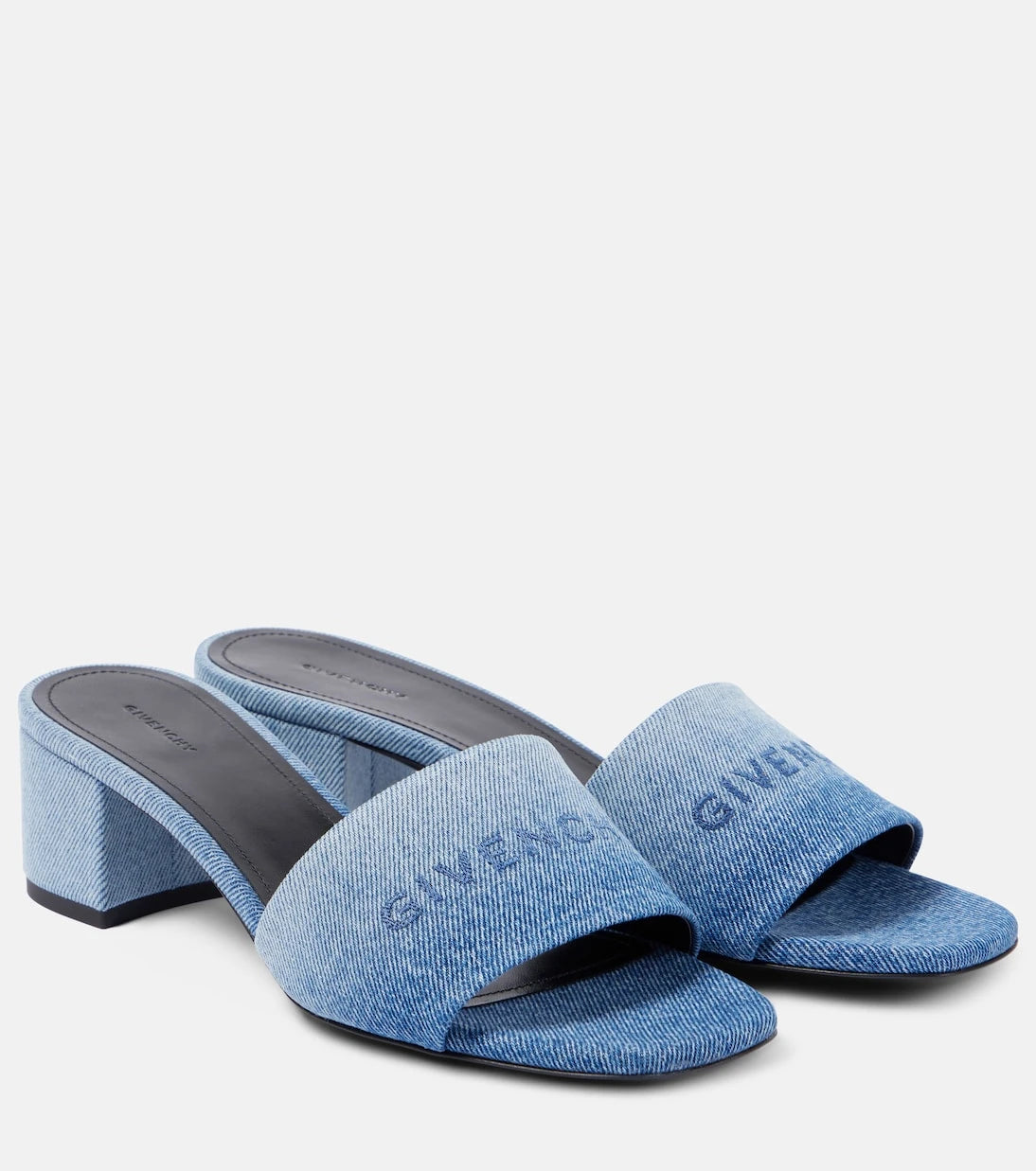 Givenchy - Logolu denim terlik