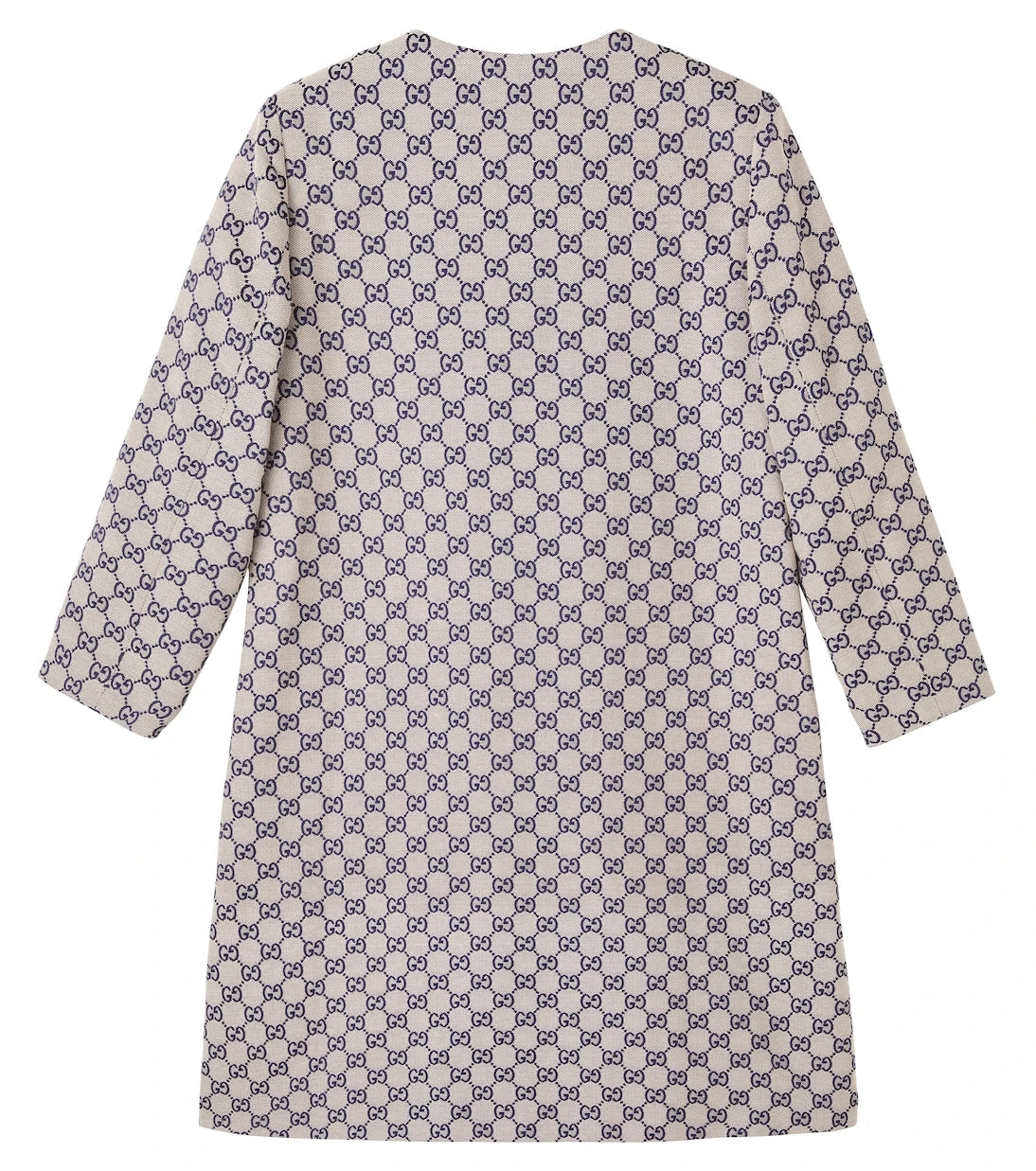 Gucci Kids - GG Canvas double-breasted cotton-blend coat