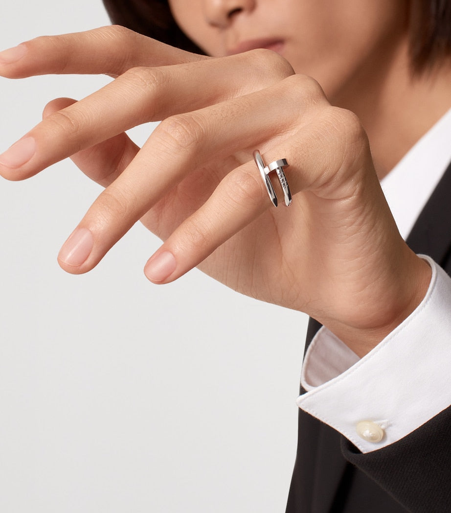 White Gold Juste un Clou Ring