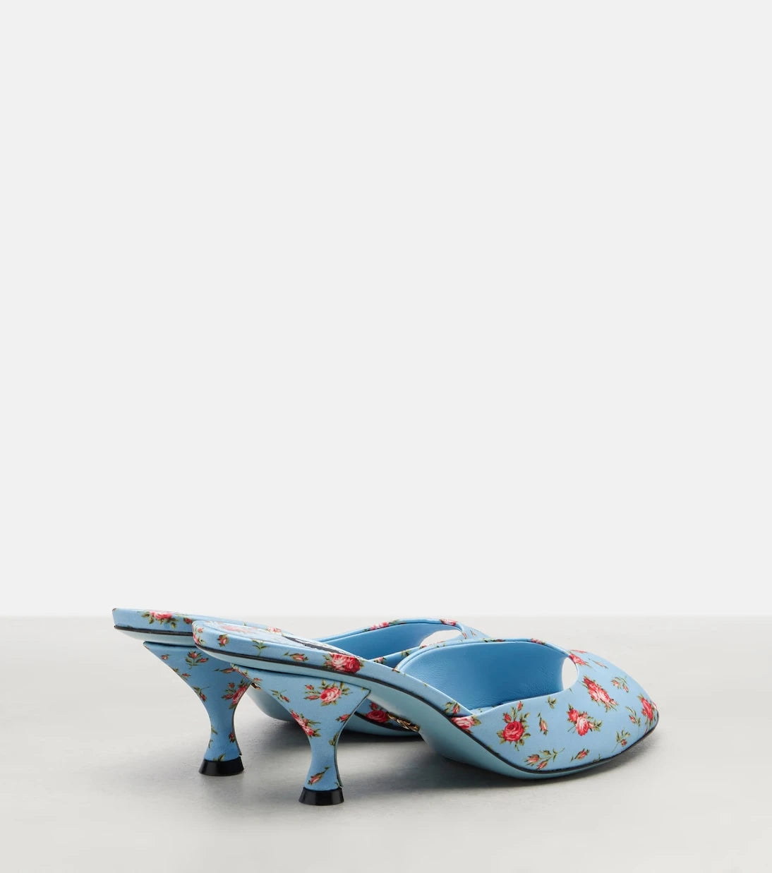 Dolce&Gabbana - Keira 60 floral satin mules