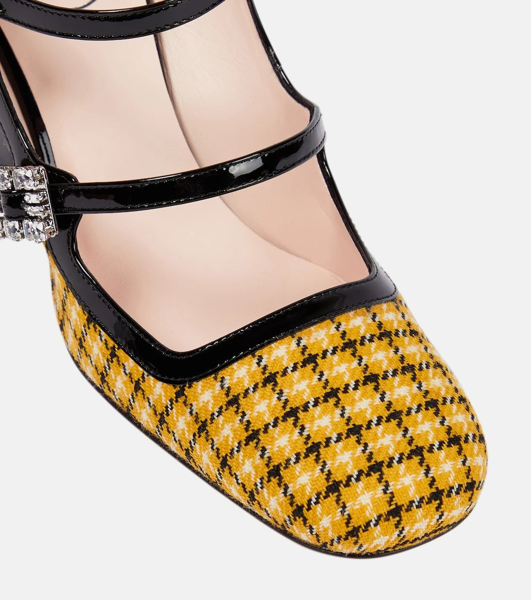 Roger Vivier - Très Vivier Babies tweed checked pumps