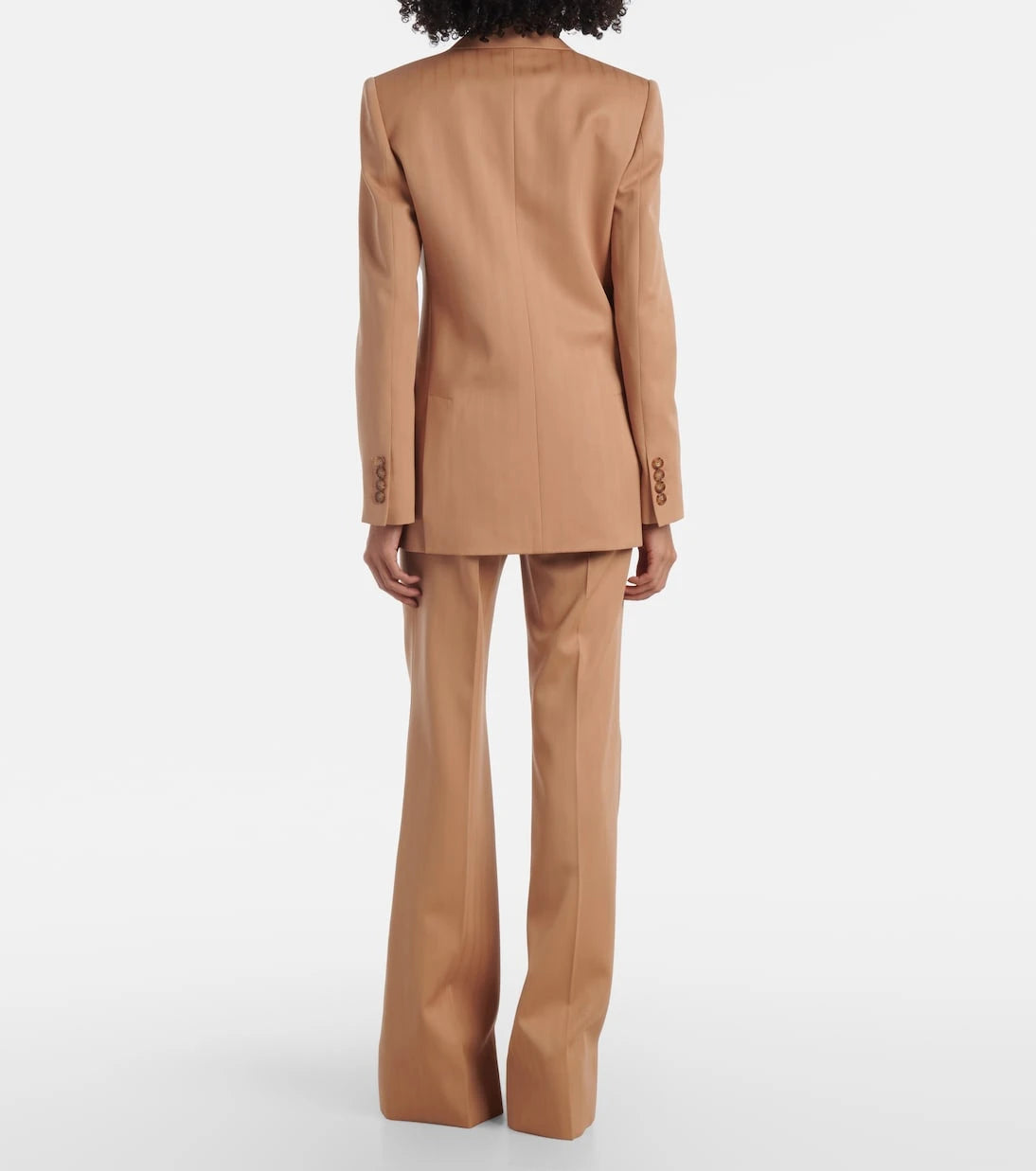 Stella McCartney - Striped double-breasted wool blazer