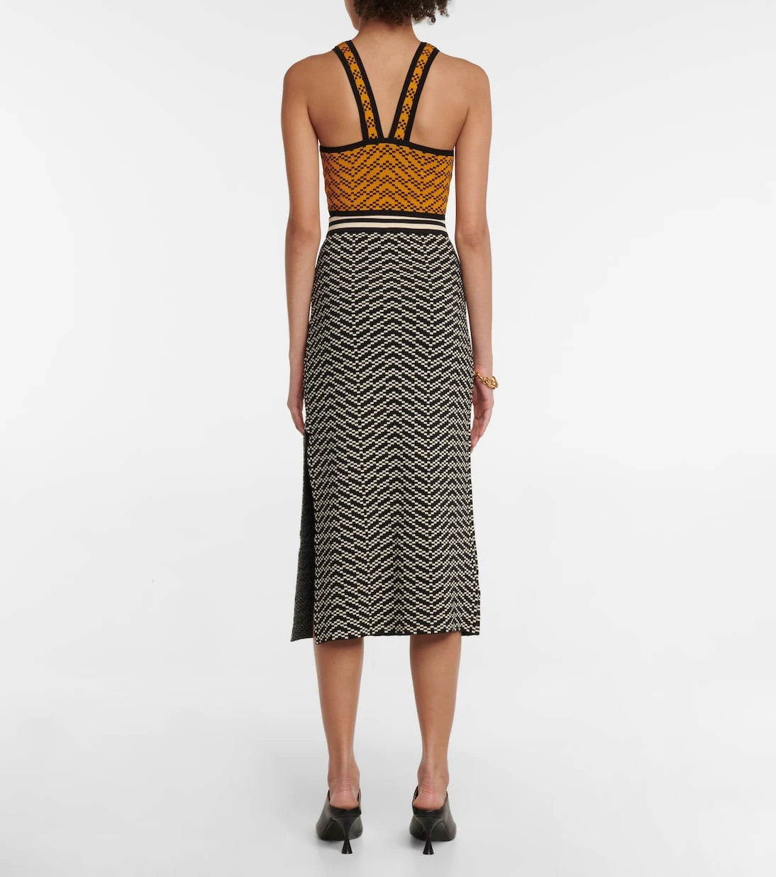 Dodo Bar Or - Jacquard crop top