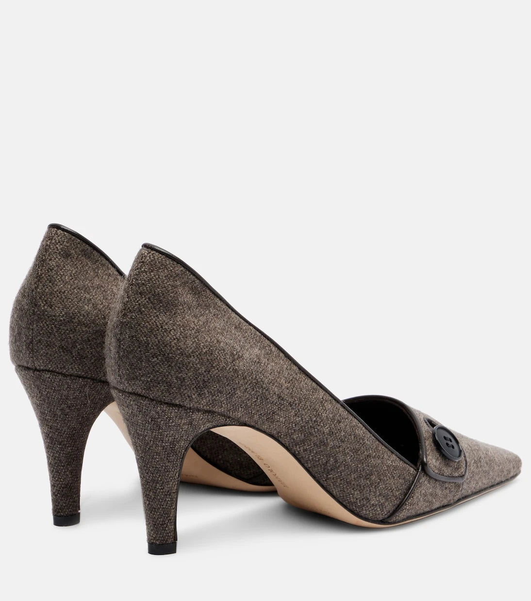 Manolo Blahnik - Lulumae 70 herringbone pumps