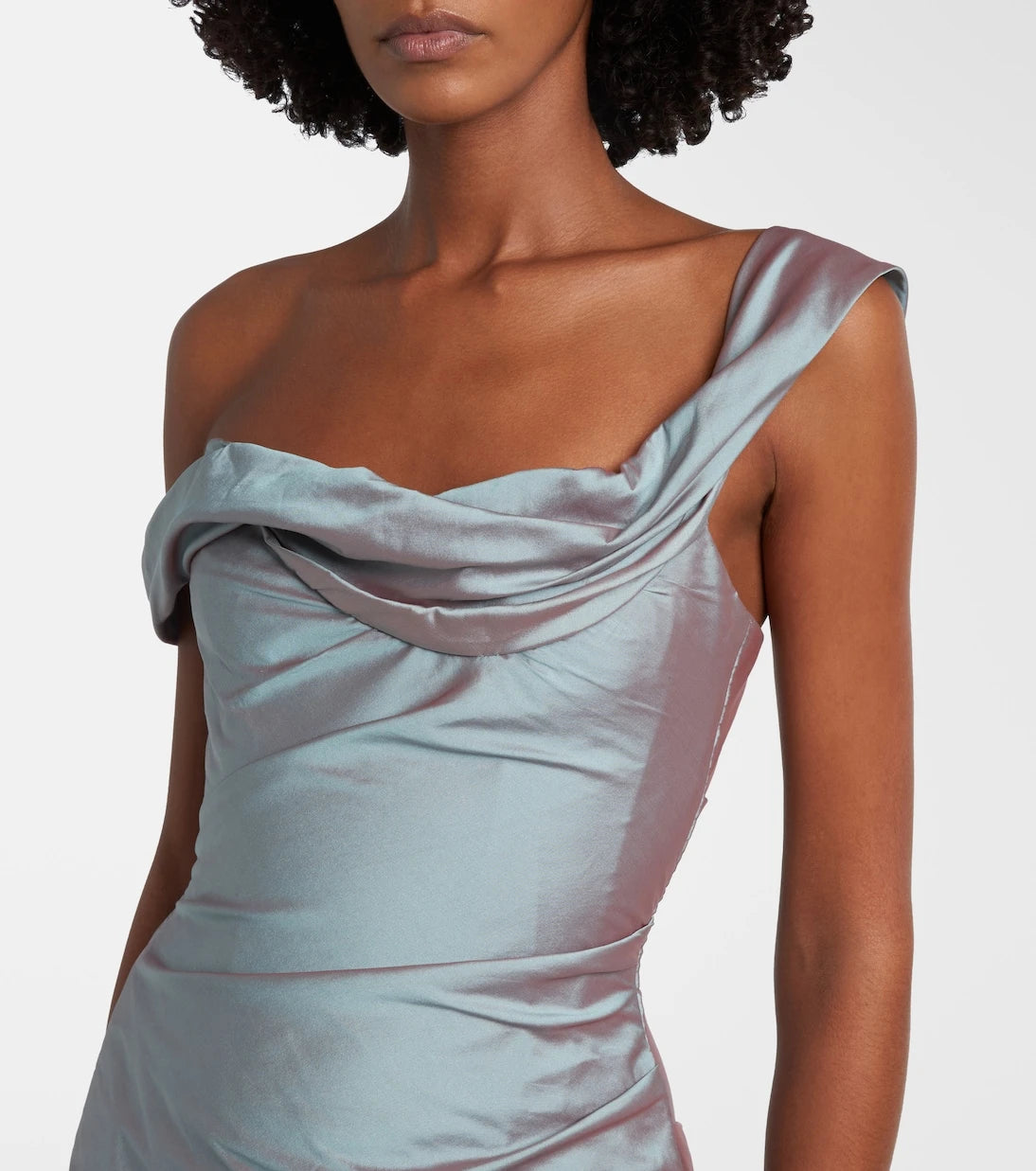 Marmar Halim - Asymmetric ruched gown