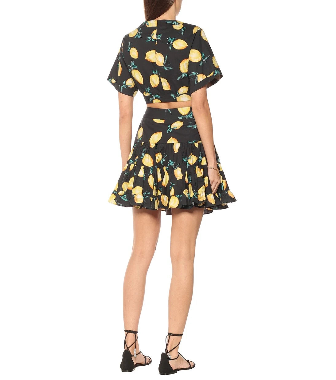 Alexandra Miro - Sandy printed cotton crop top