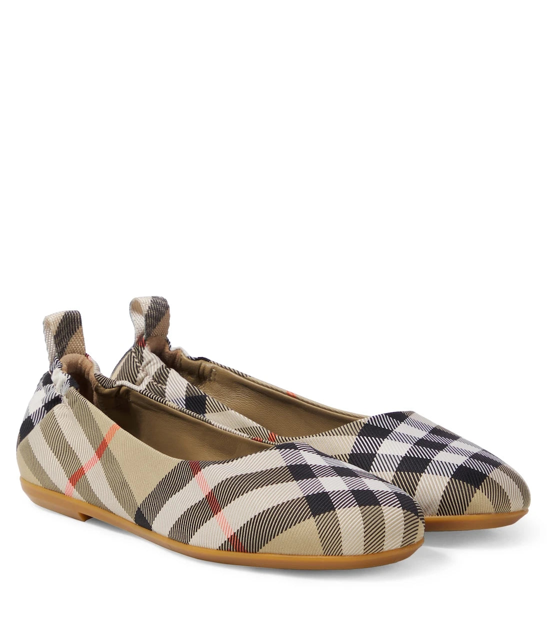 Burberry Kids - Burberry Check ballet flats