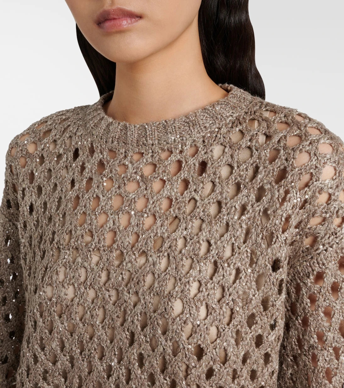 Brunello Cucinelli - Open-knit sweater