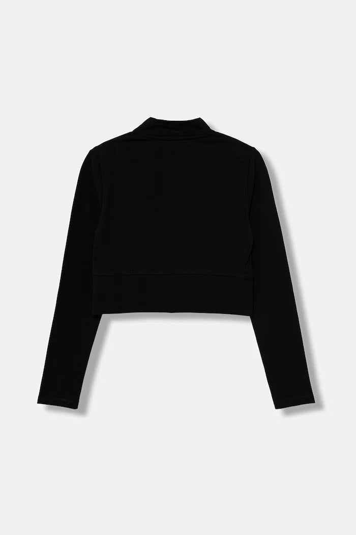 Diesel çocuklar için uzun kollu pamuk ve elastan bluz TCEFILS T-SHIRT