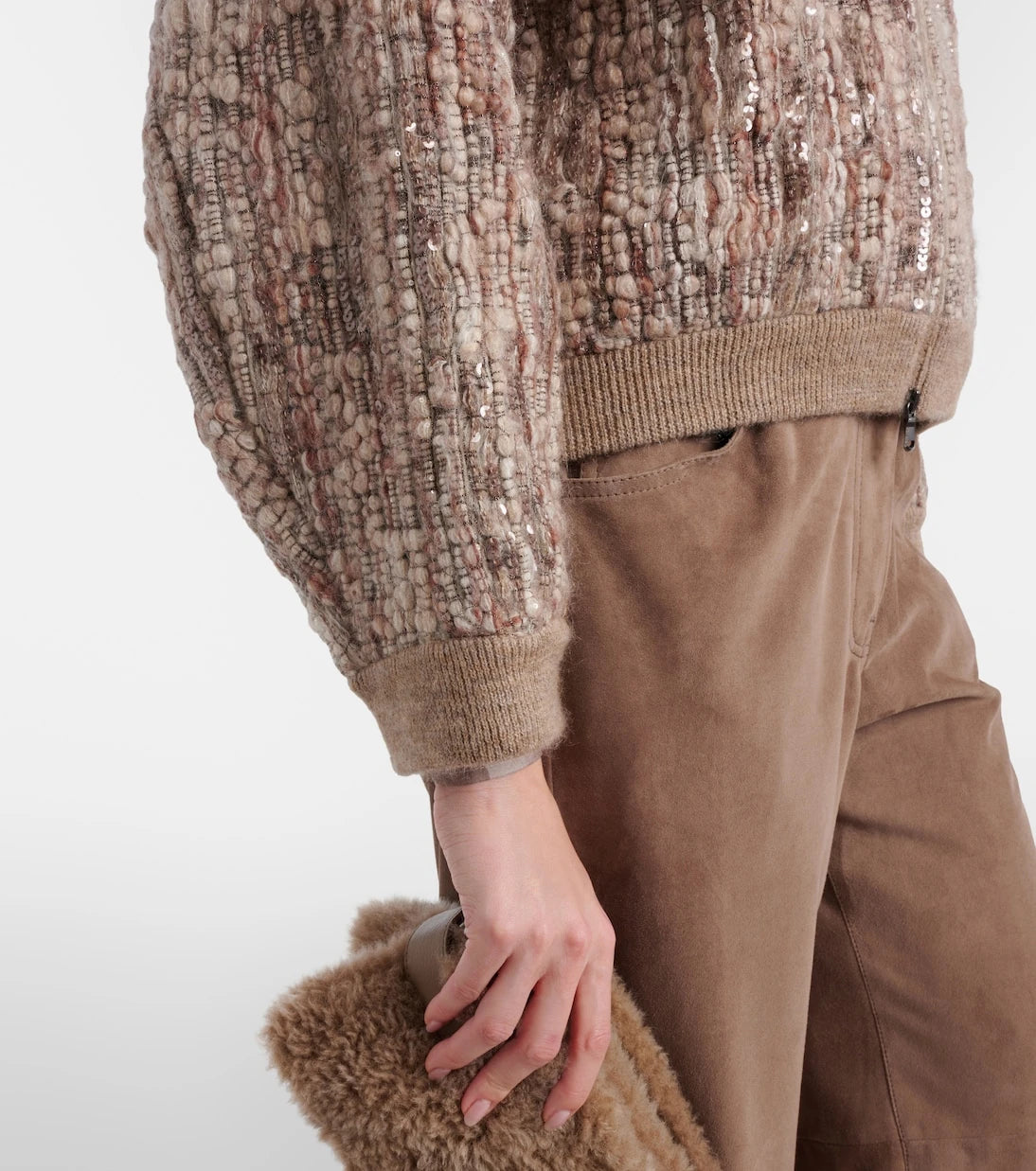 Brunello Cucinelli - Sequined mohair-blend cardigan