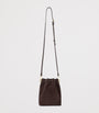Jimmy Choo Brown Suede Cinch Mini Bag