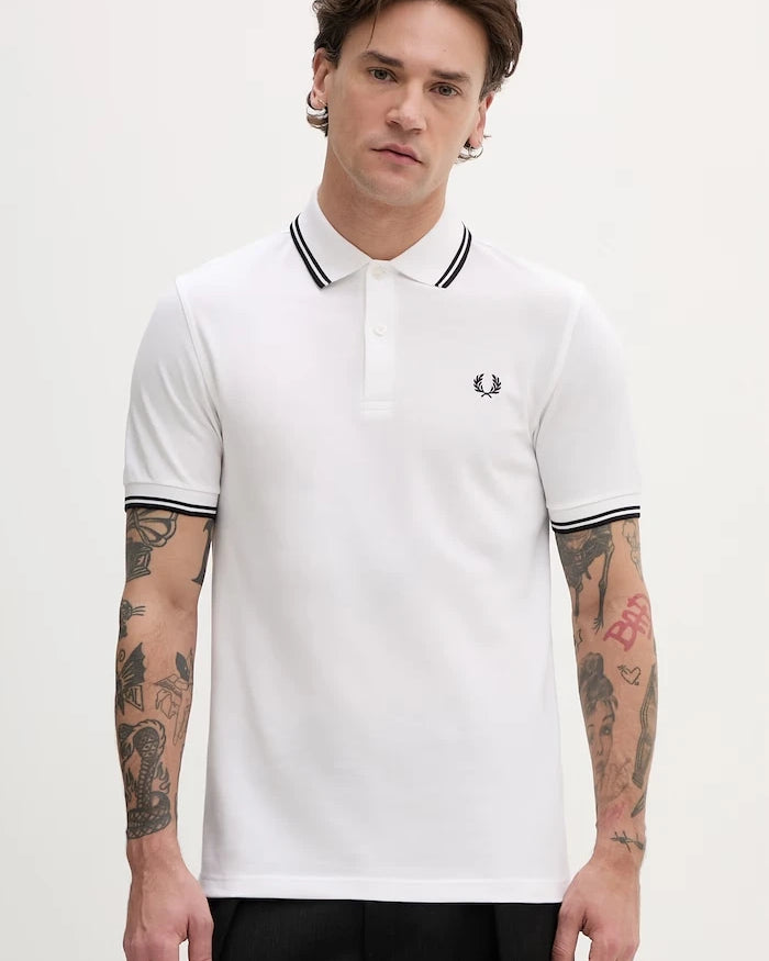 Fred Perry Twin Tipped Shirt Yakalı Pamuklu Tişört