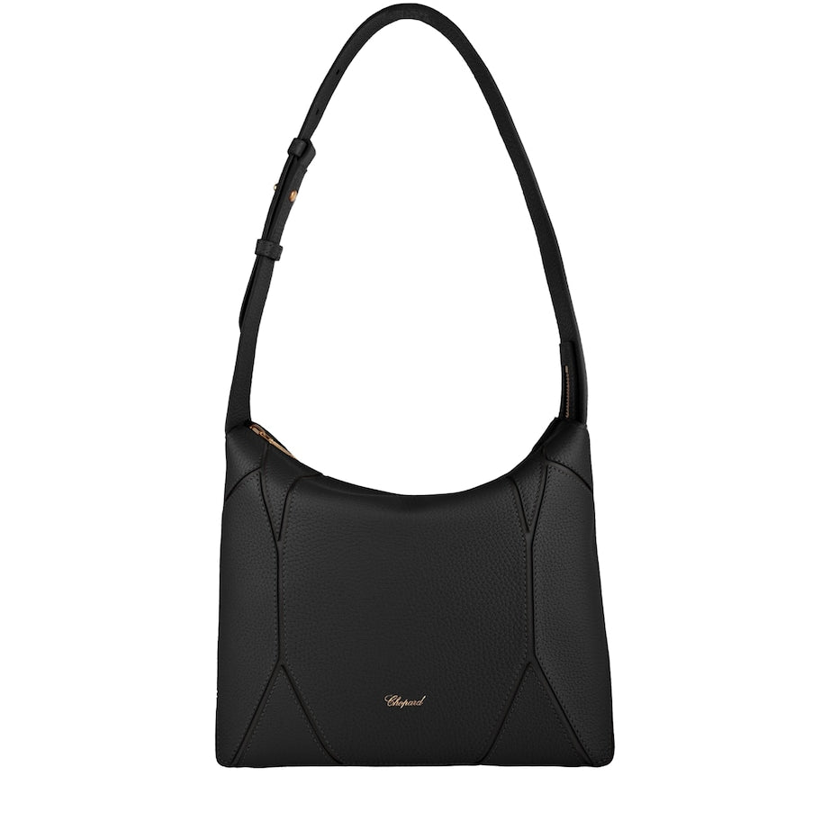 Grained Calfskin Diamond Shoulder Bag