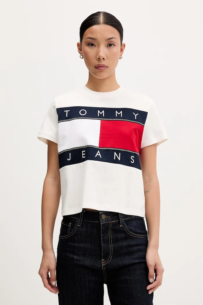 Tommy Jeans тениска дамска от памук