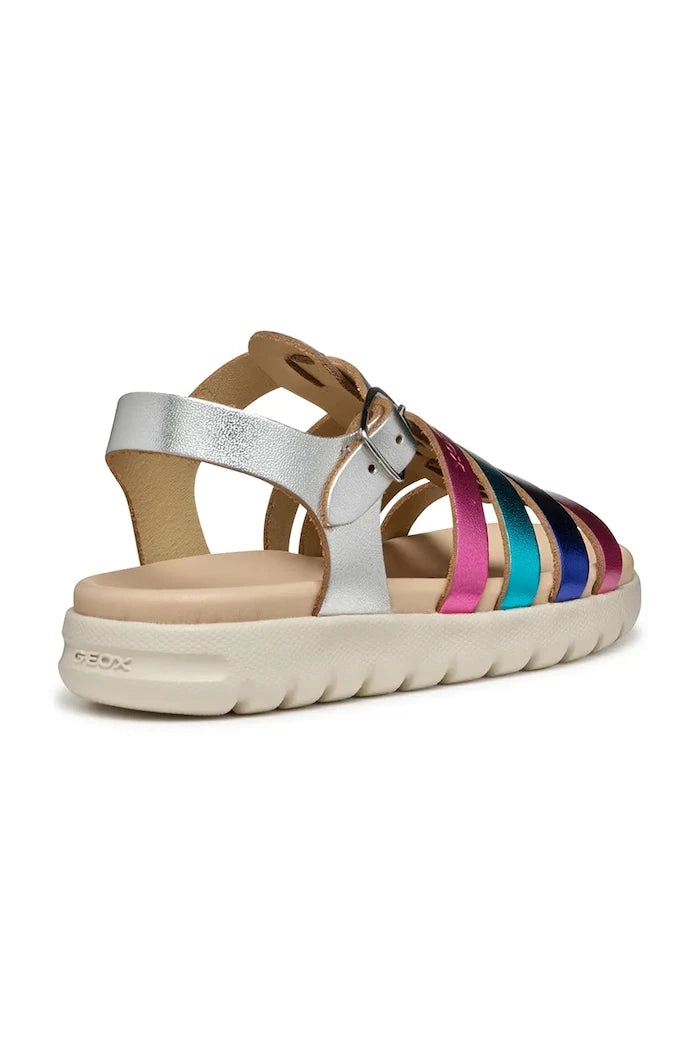 Детски сандали от кожа Geox SANDAL SOLEIMA