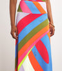 Multi Jersey Iride Maxi Skirt