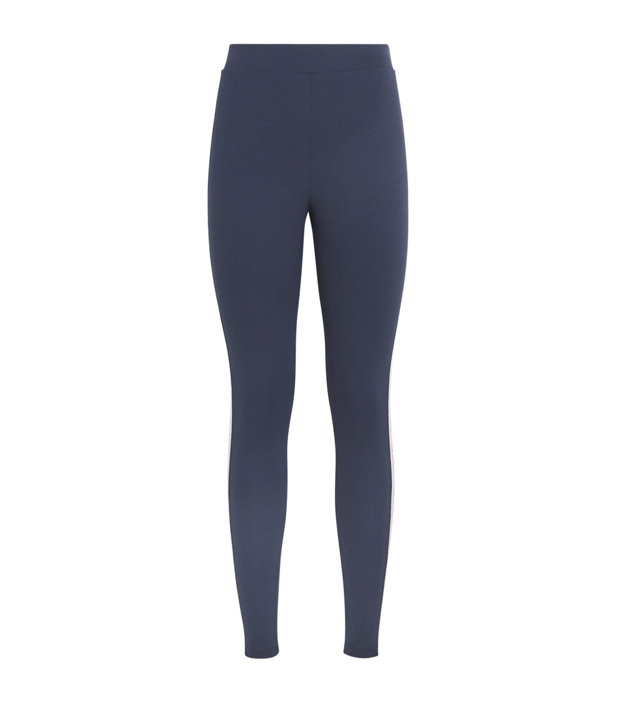 Weekend Max Mara Blue Stretch-Jersey Slim Leggings