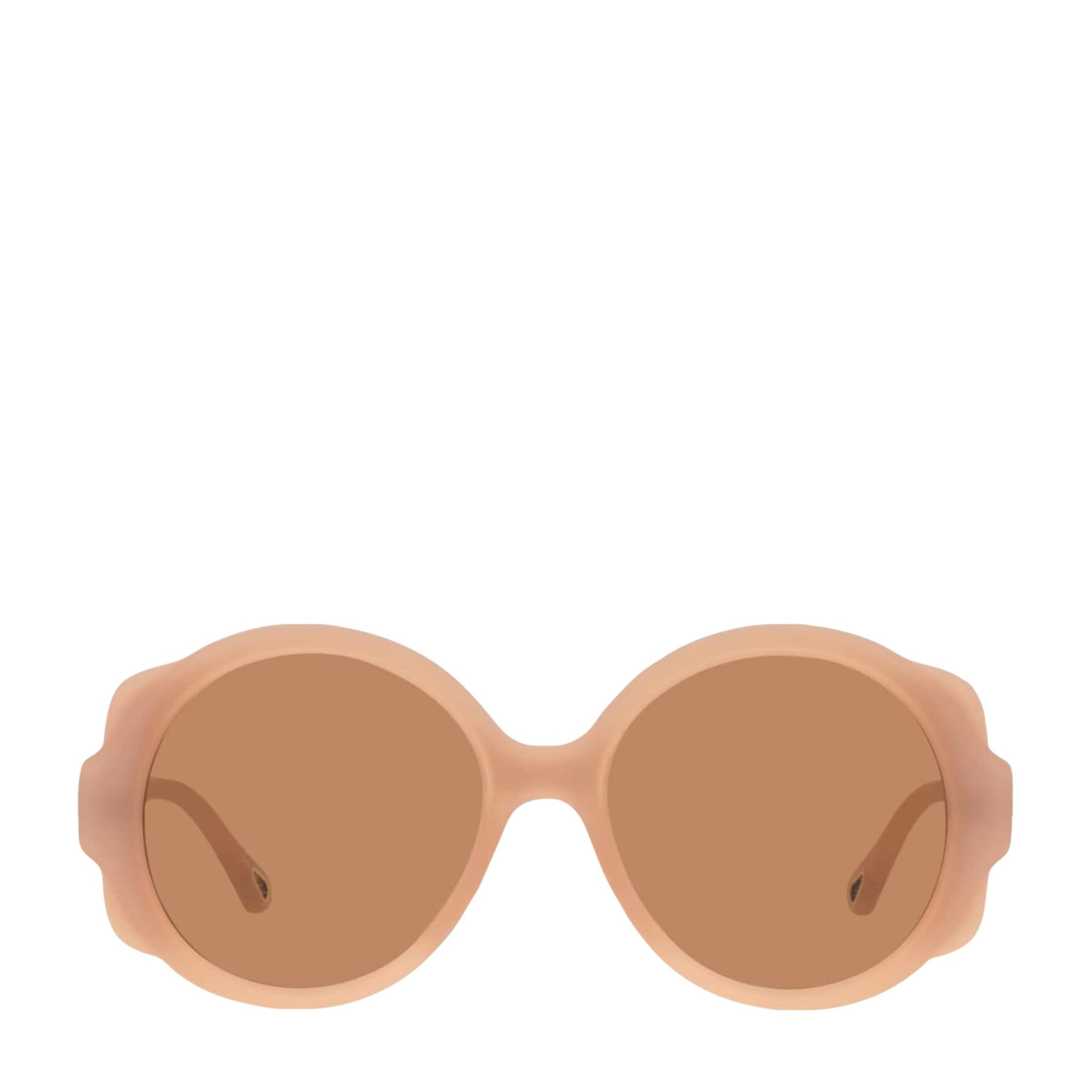 Pink Round Flower Sunglasses