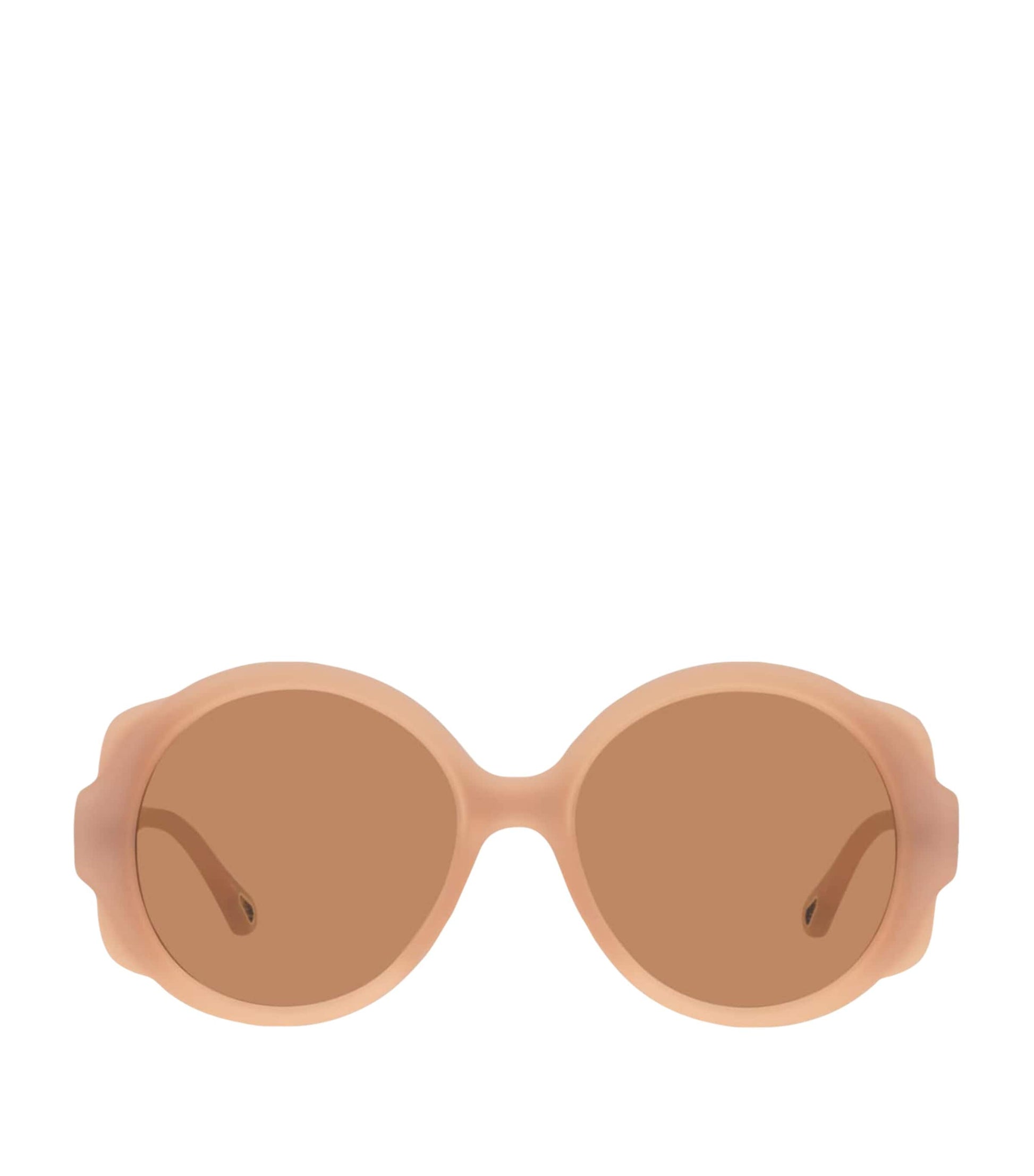 Pink Round Flower Sunglasses