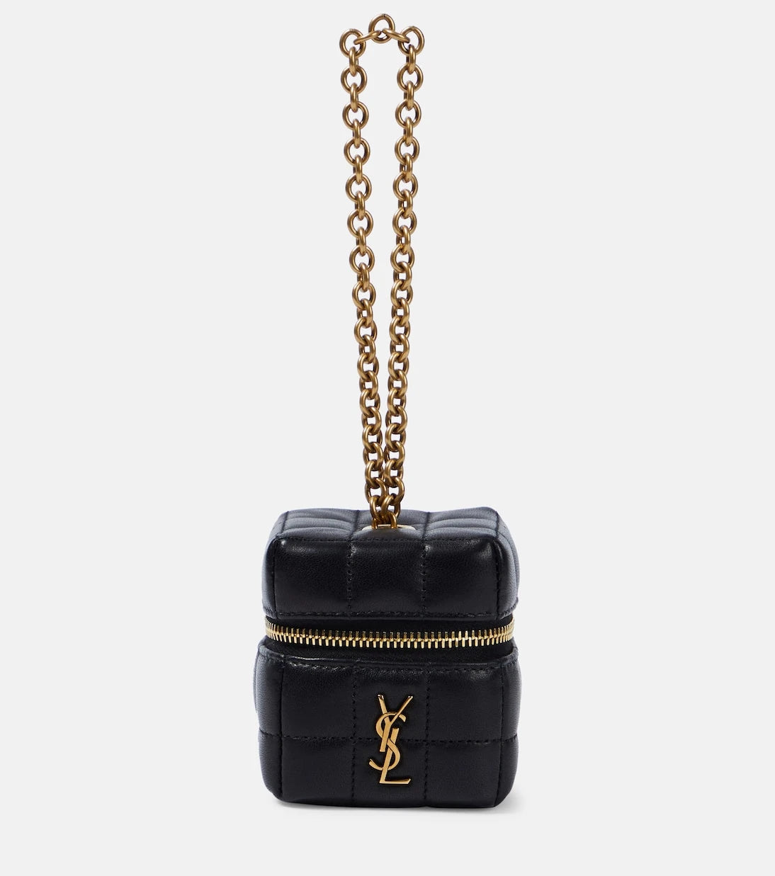 Saint Laurent - Cassandre Carré Mini leather box bag