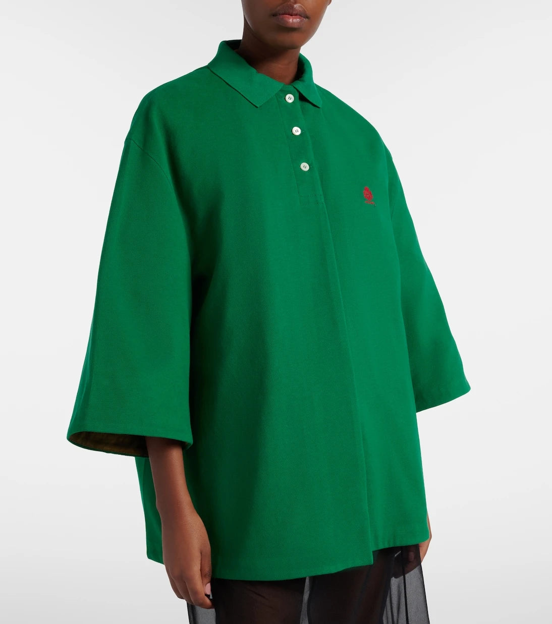 Prada - Cotton piqué coat