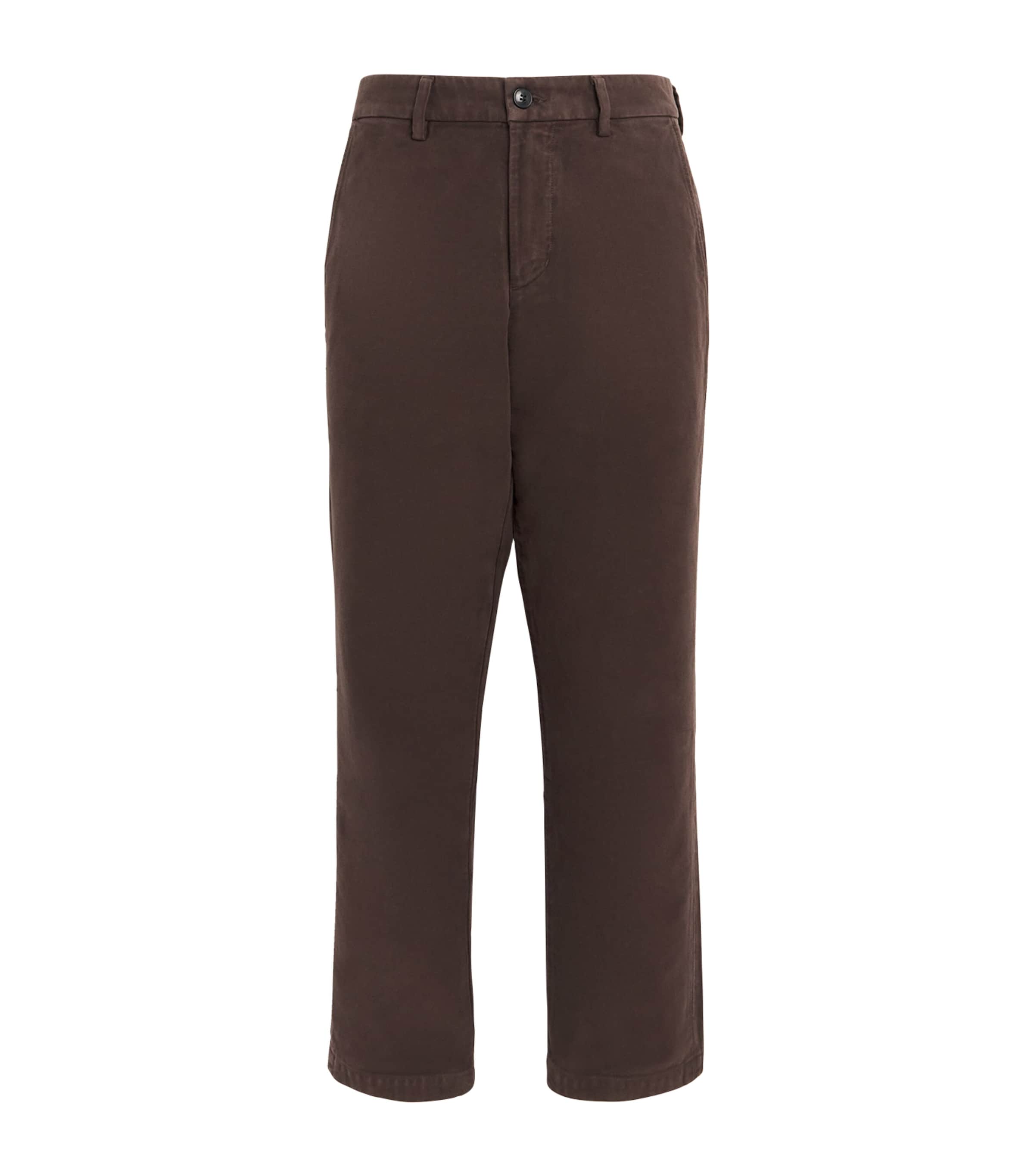 Cotton Flat Front Chinos