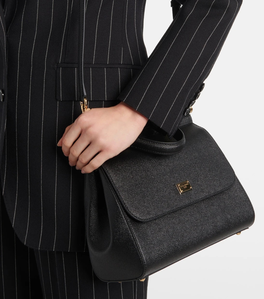 Dolce&Gabbana - Sicily Medium leather shoulder bag