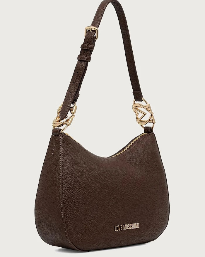 Love Moschino suni deri kadın hobo çanta