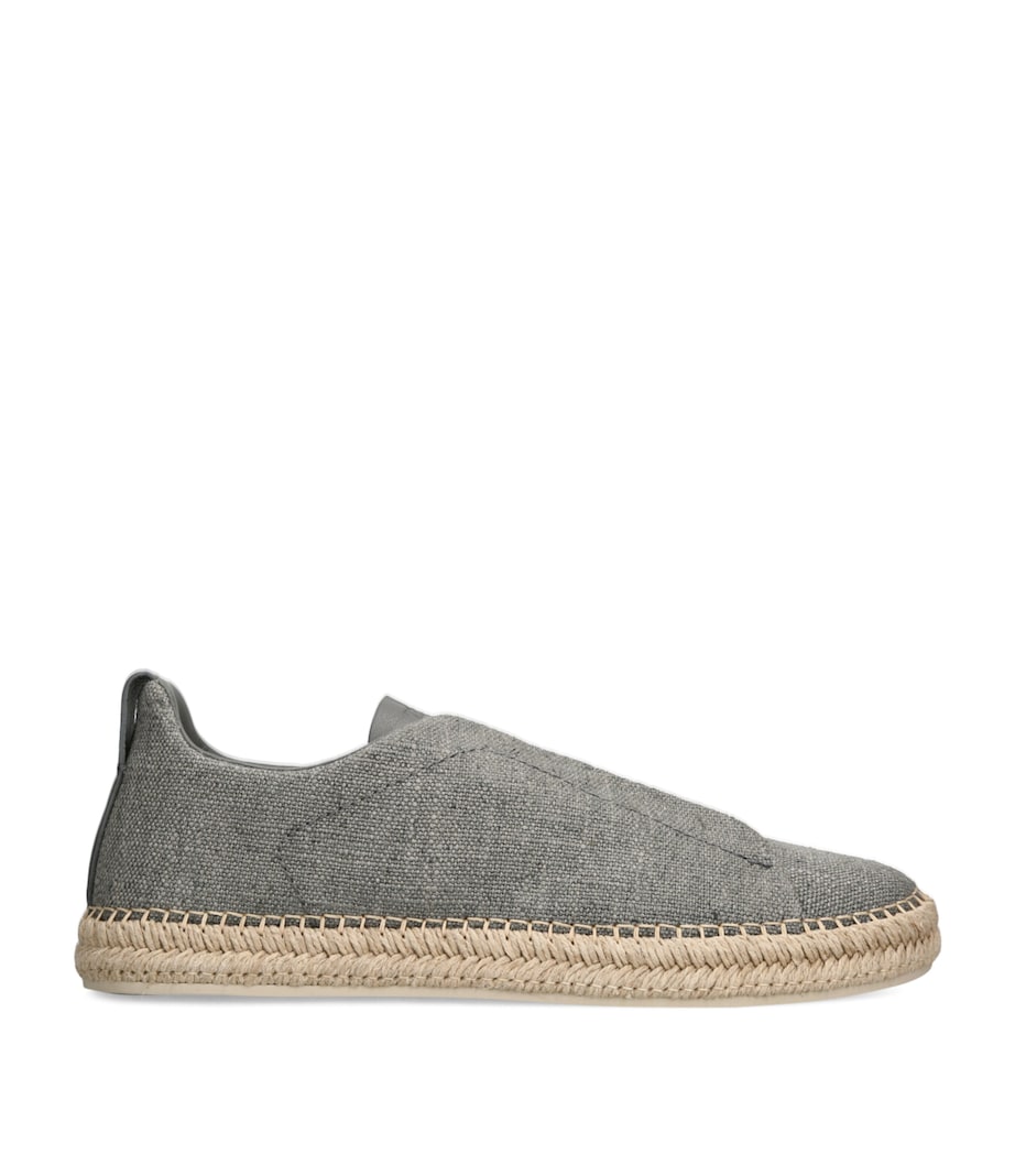Canvas Triple Stitch Espadrilles