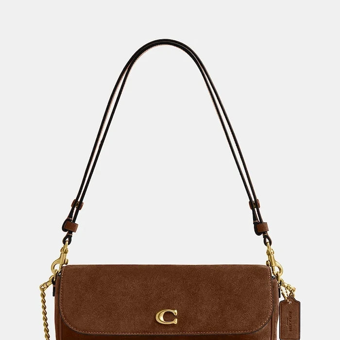 Велурена чанта Coach