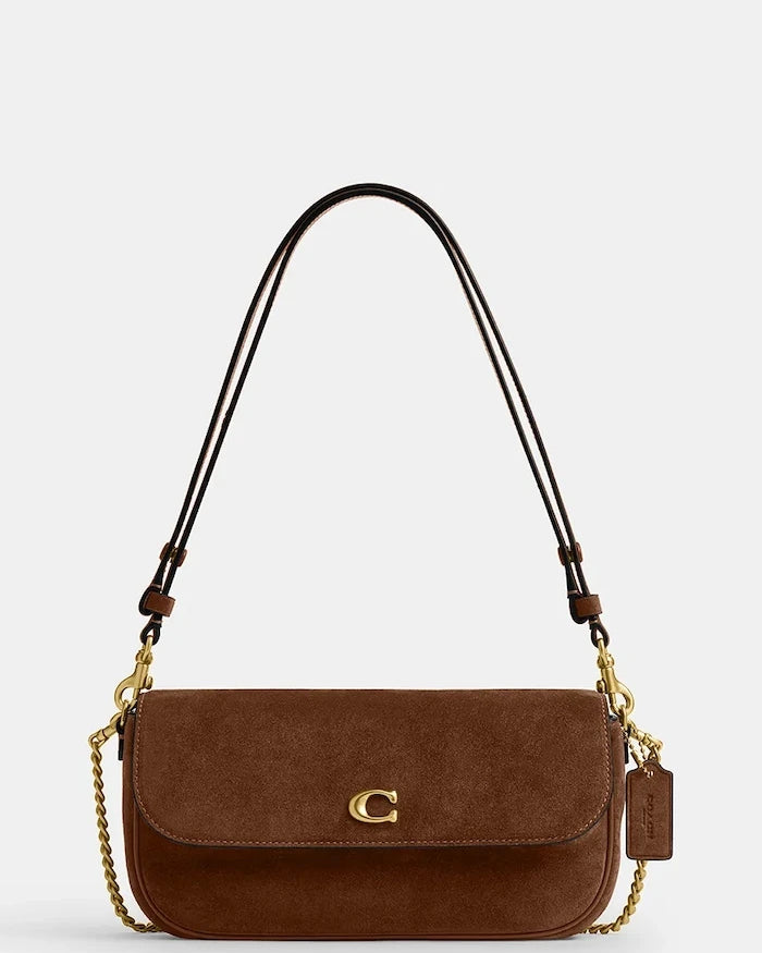 Велурена чанта Coach