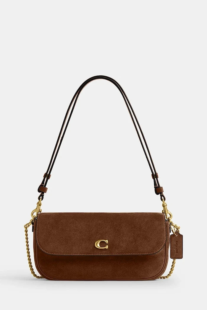 Велурена чанта Coach