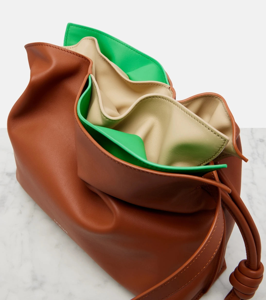 Loewe - Flamenco Medium layered leather clutch