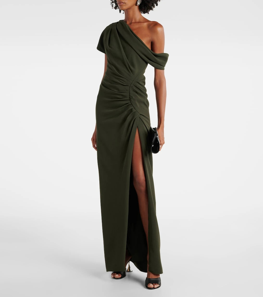 Simkhai - Kally draped one-shoulder crêpe gown