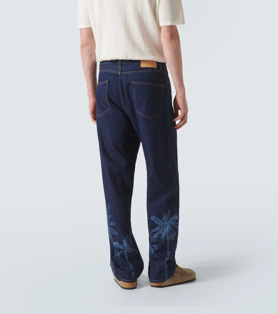Alanui - Jungle printed straight jeans