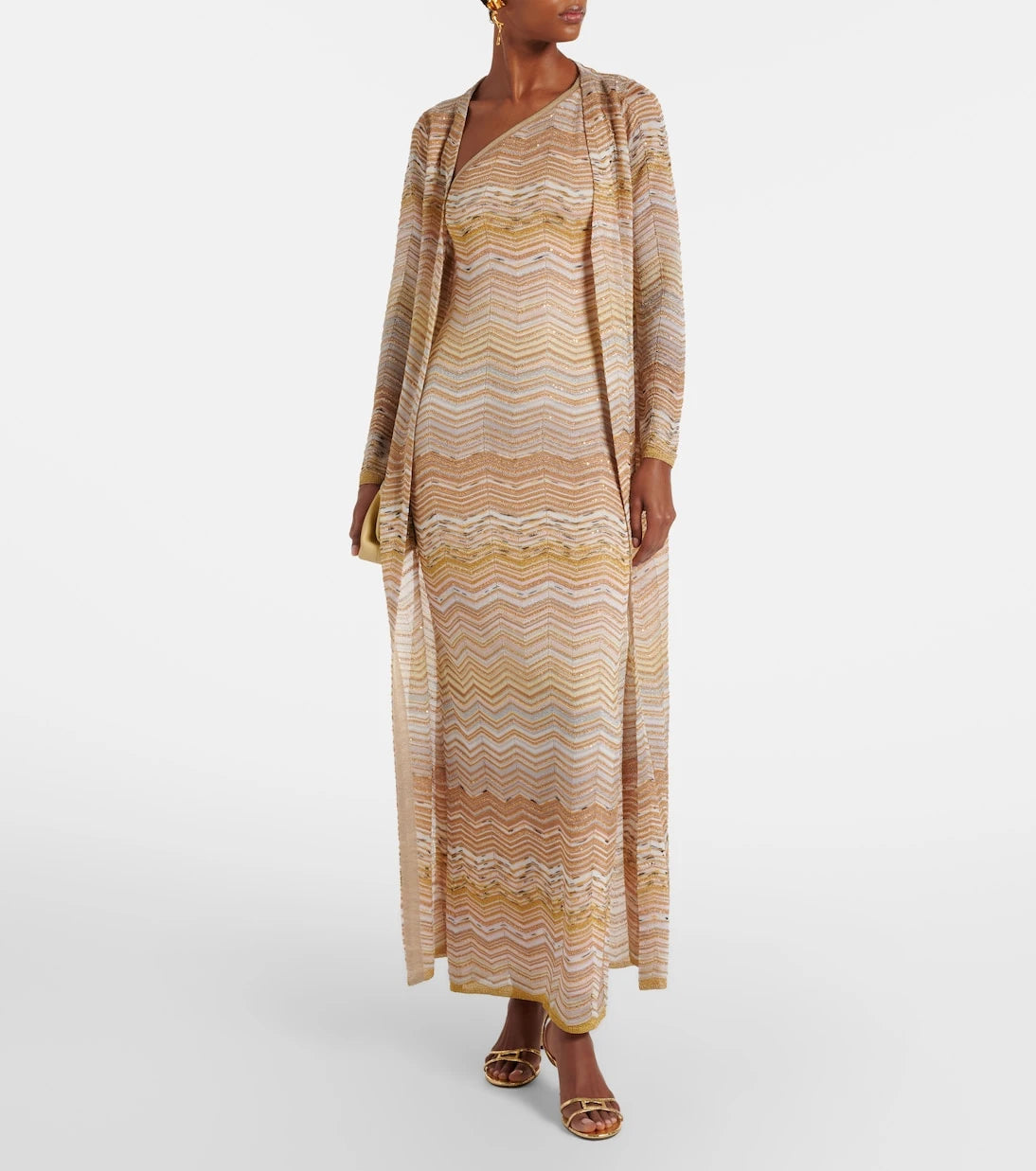 Missoni - كارديجان لاميه بنمط متعرج