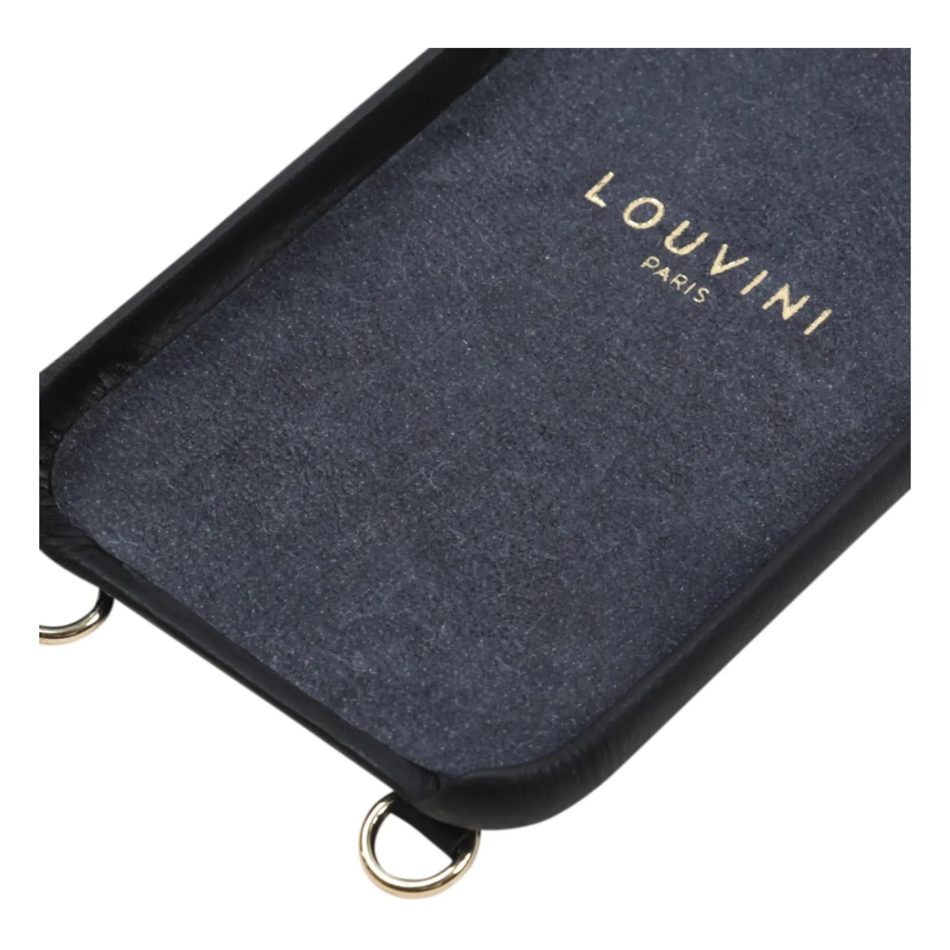Louvini - Lou Leather iPhone Case | Black