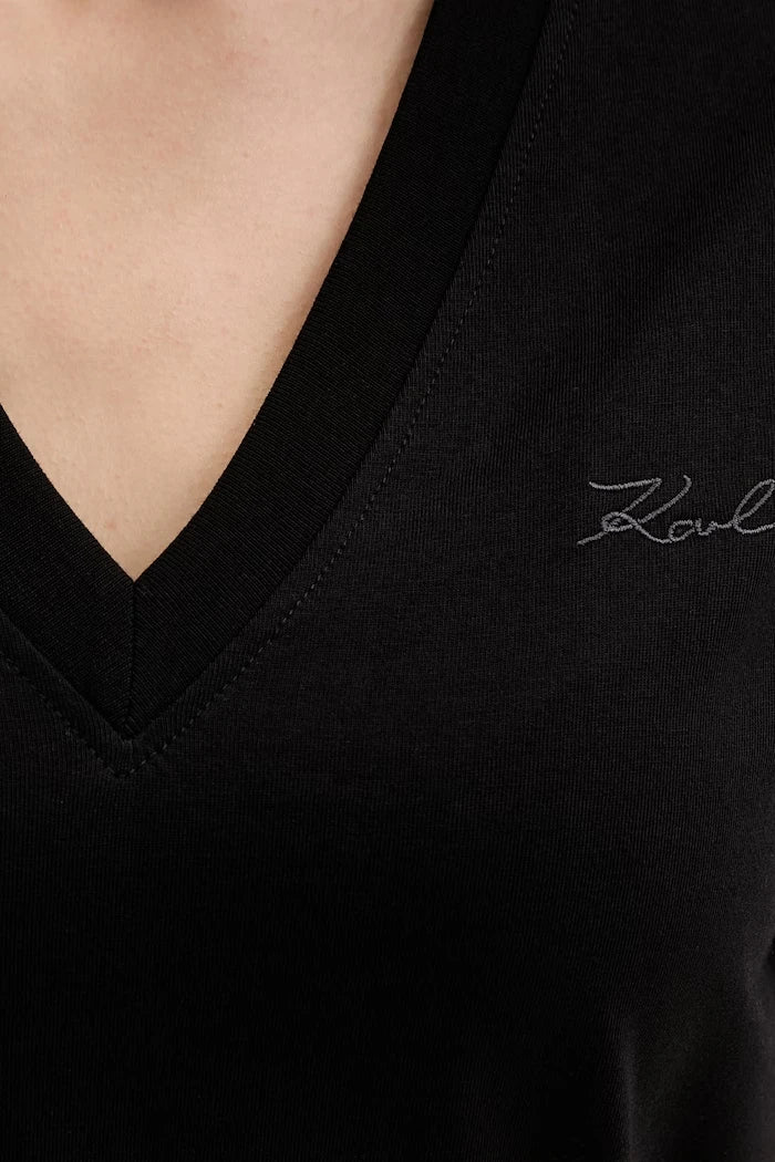 Karl Lagerfeld тениска дамска памучна